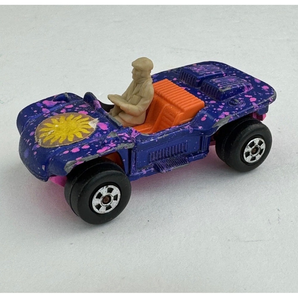 Vtg 1973 Matchbox‎ Rolamatics No 47 Beach Hopper Purple Pink Splatter Lesney